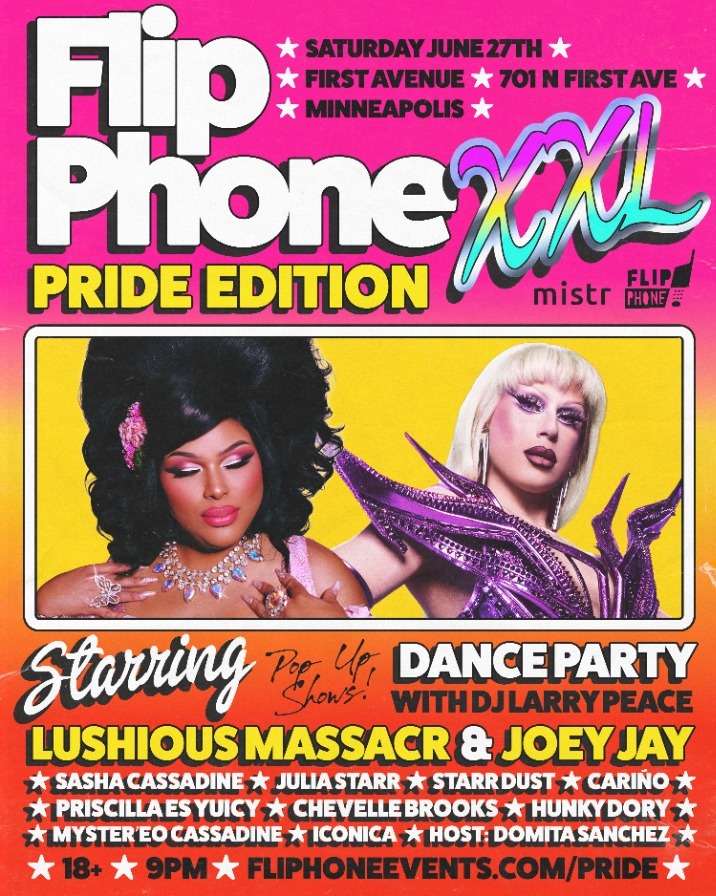 Flip Phone XXL: Pride - Minneapolis - First Avenue - Sat, Jun 27