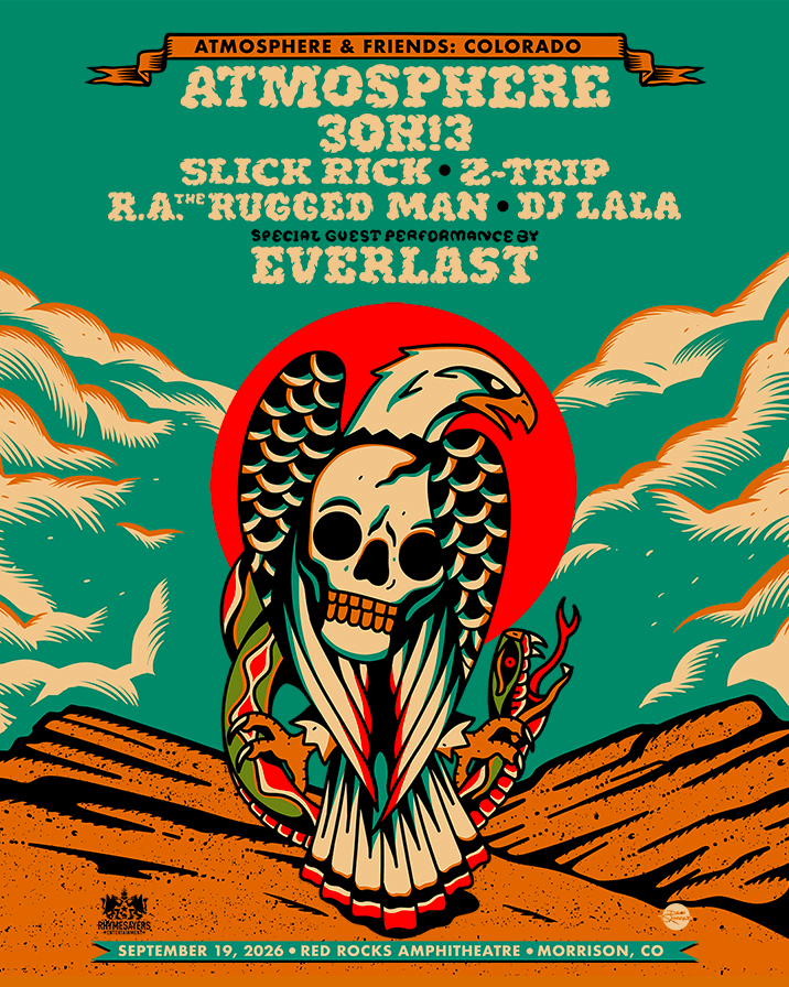 Atmosphere & FRIENDS: COLORADO - Morrison - Red Rocks Amphitheatre