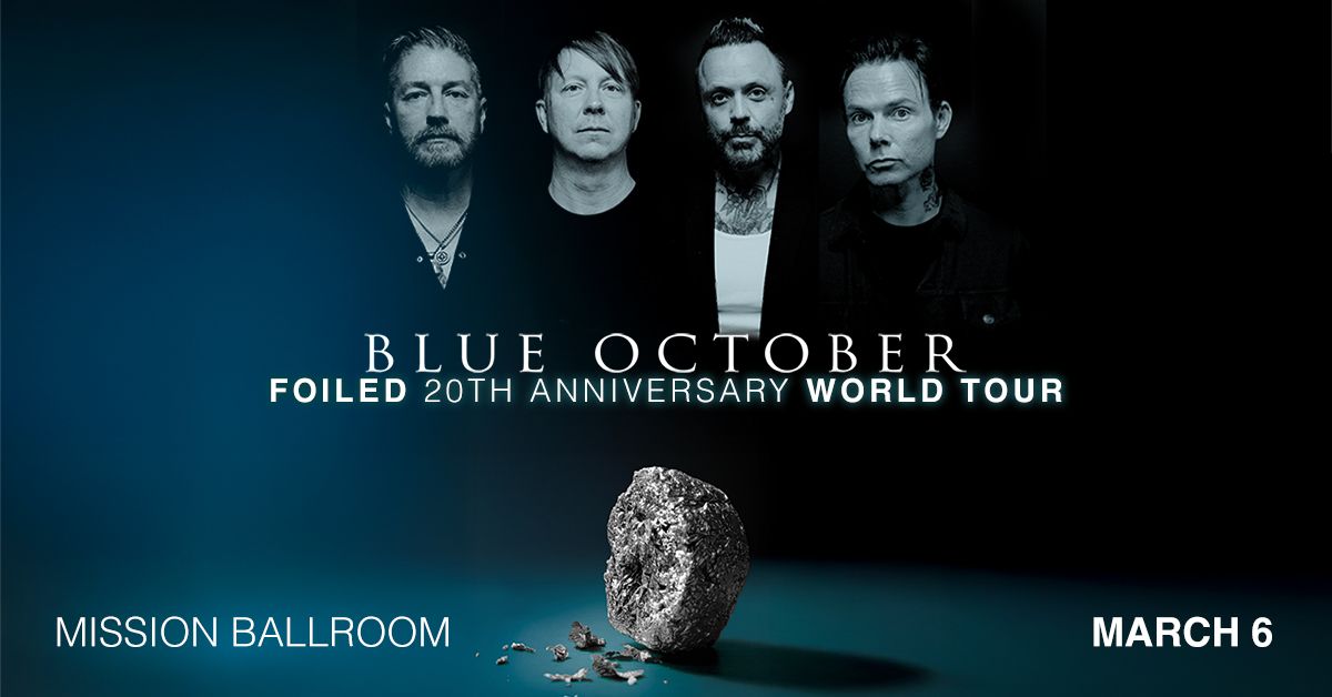 Onsale Event Accessible Seating Link - Blue October at Mission