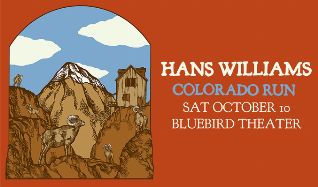 Hans Williams - Denver - Bluebird Theater - 2026年10月10日(土) 21