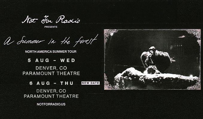 Not for Radio - Denver - Paramount Theatre Denver - 2026年8月6日