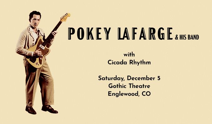 ［超超レア］ LLICA イギリス公演 パンフレット Pokey LaFarge - Englewood - Gothic Theatre - 2026年12月5日(土) 20