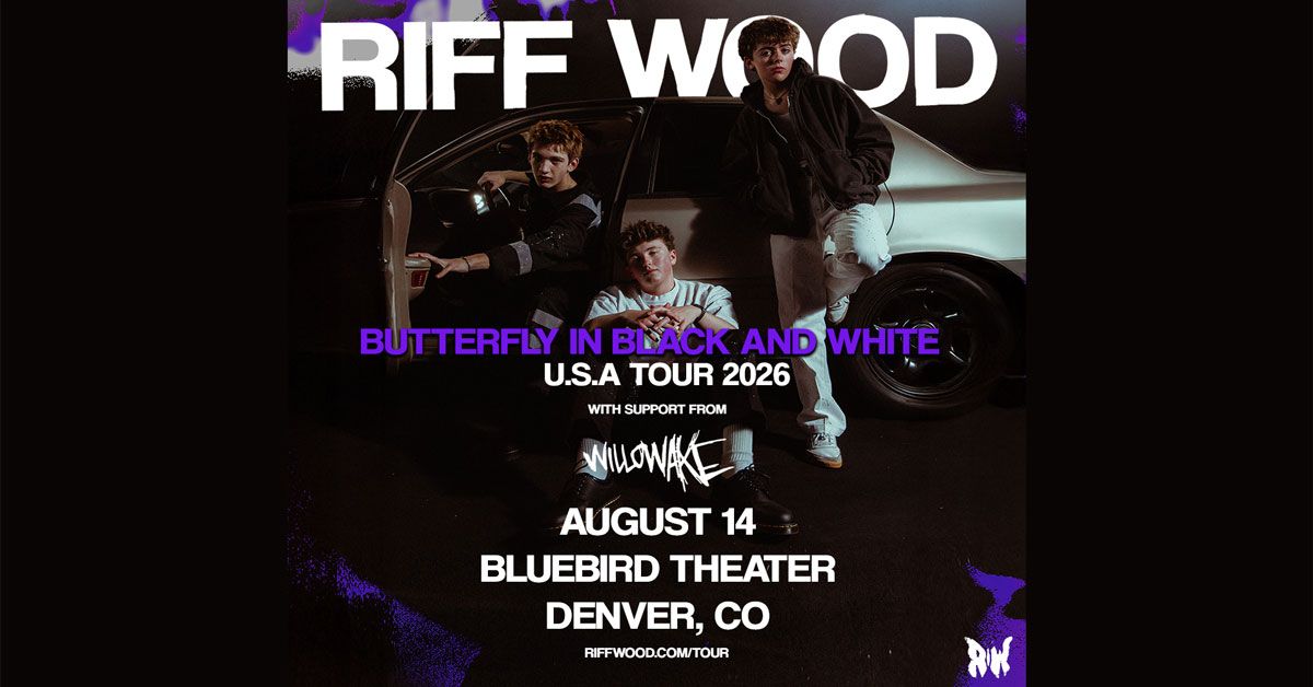 Riff Wood - Denver - Bluebird Theater - 2026年8月14日(金) 19:00