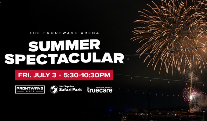 July 3rd Summer Spectacular (San Diego Zoo Safari Plaza @ Frontwave Arena)