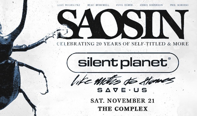SAOSIN: 20 Years of Self-Titled - Salt Lake City - Rockwell at The
