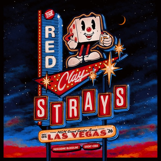 The Red Clay Strays - Las Vegas - MGM Grand Garden Arena - 2026年