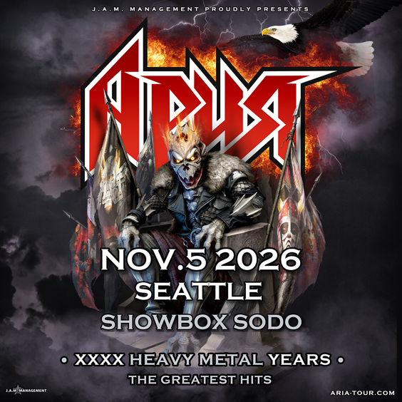 ARIA LIVE - Seattle - Showbox SoDo - 2026年11月5日(木) 20:00 - AXS JP