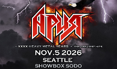 ARIA LIVE - Seattle - Showbox SoDo - 2026年11月5日(木) 20:00 - AXS JP