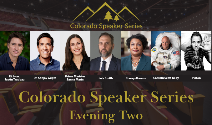 Colorado Speaker Series Evening Two - Season Tickets