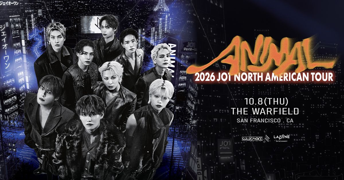 JO1 - San Francisco - The Warfield - 2026年10月8日(木) 19:30 - AXS JP