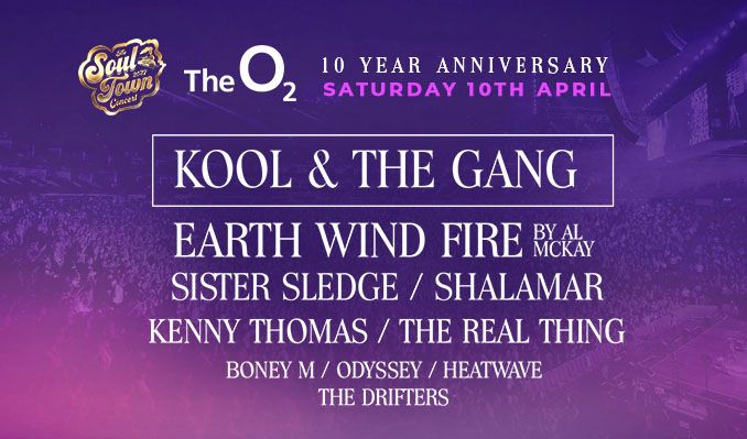 Soultown Festival - London - The O2 - Sat, Apr 10, 2027, 06:30 PM