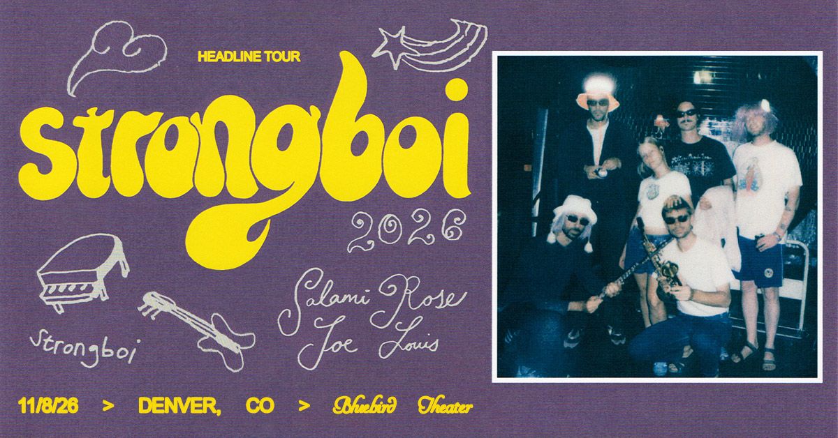 strongboi - Denver - Bluebird Theater - 2026年11月8日(日) 21:00