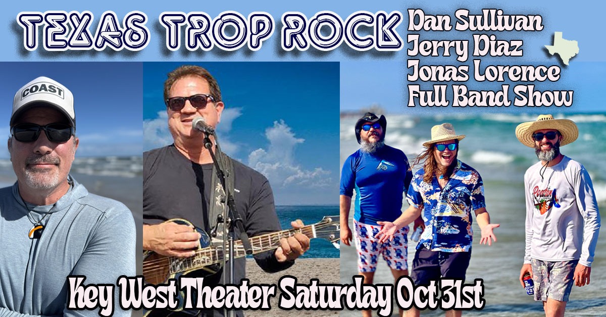 Texas Trop Rock: Jerry Diaz, Dan Sullivan, Jonas Lorence Band