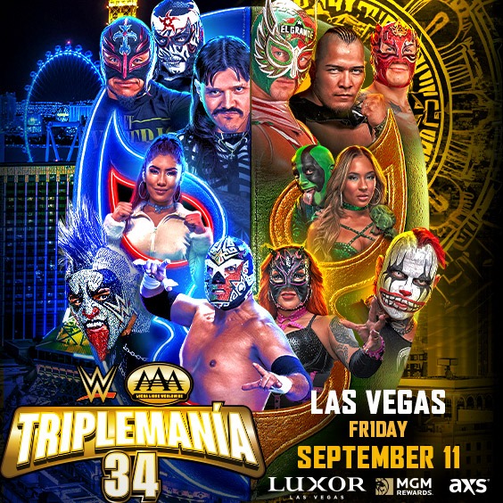 Triplemanía 34 - Las Vegas - Luxor Theater - 2026年9月11日(金) 00