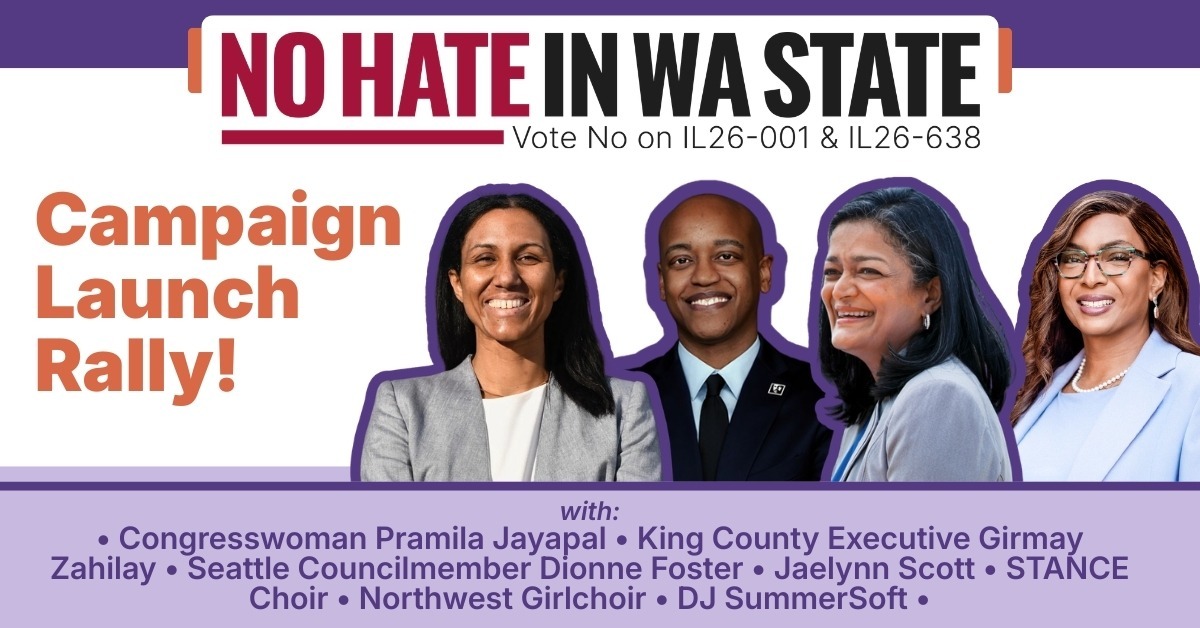 No Hate In WA State