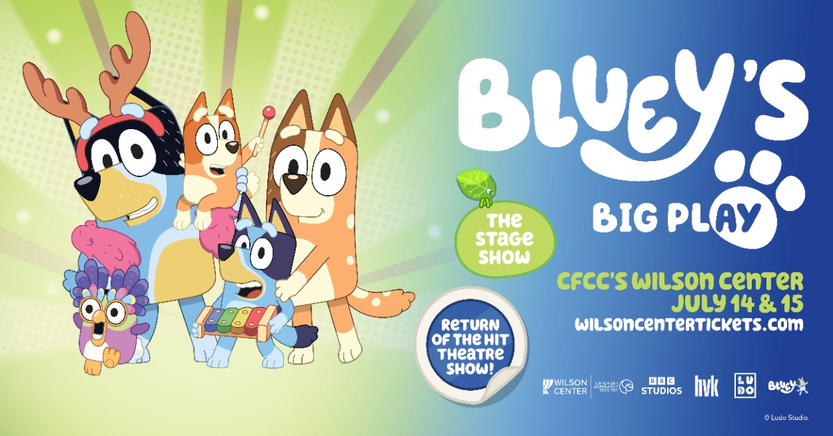 Bluey★送料無料★3段2列引き出し Bluey's Big Play - Wilmington - Wilson Center - 2026年7月15日(水