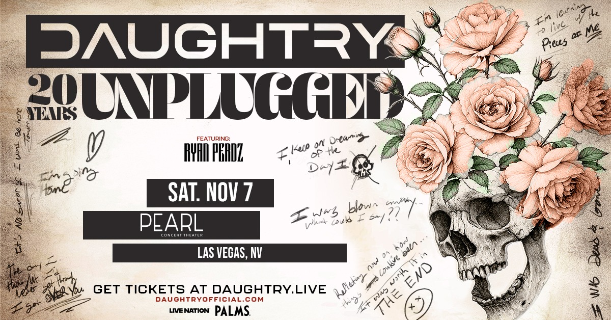 Daughtry で Pearl Concert Theater, Las Vegas, NV, United States