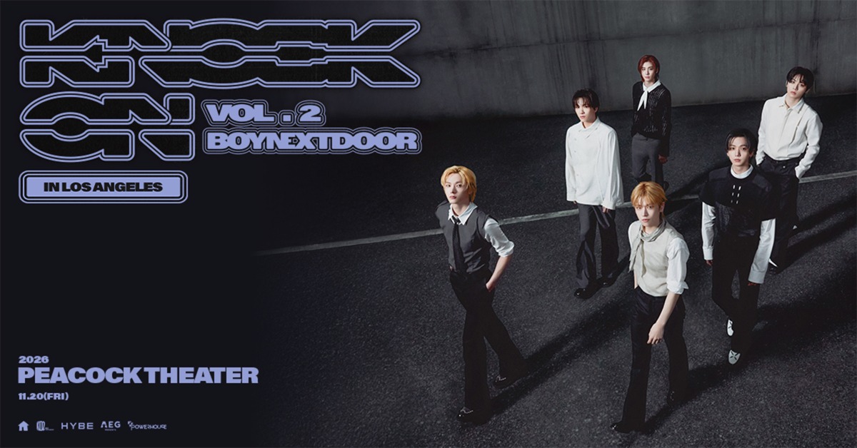 BOYNEXTDOOR - Los Angeles - Peacock Theater - 2026年11月20日(金