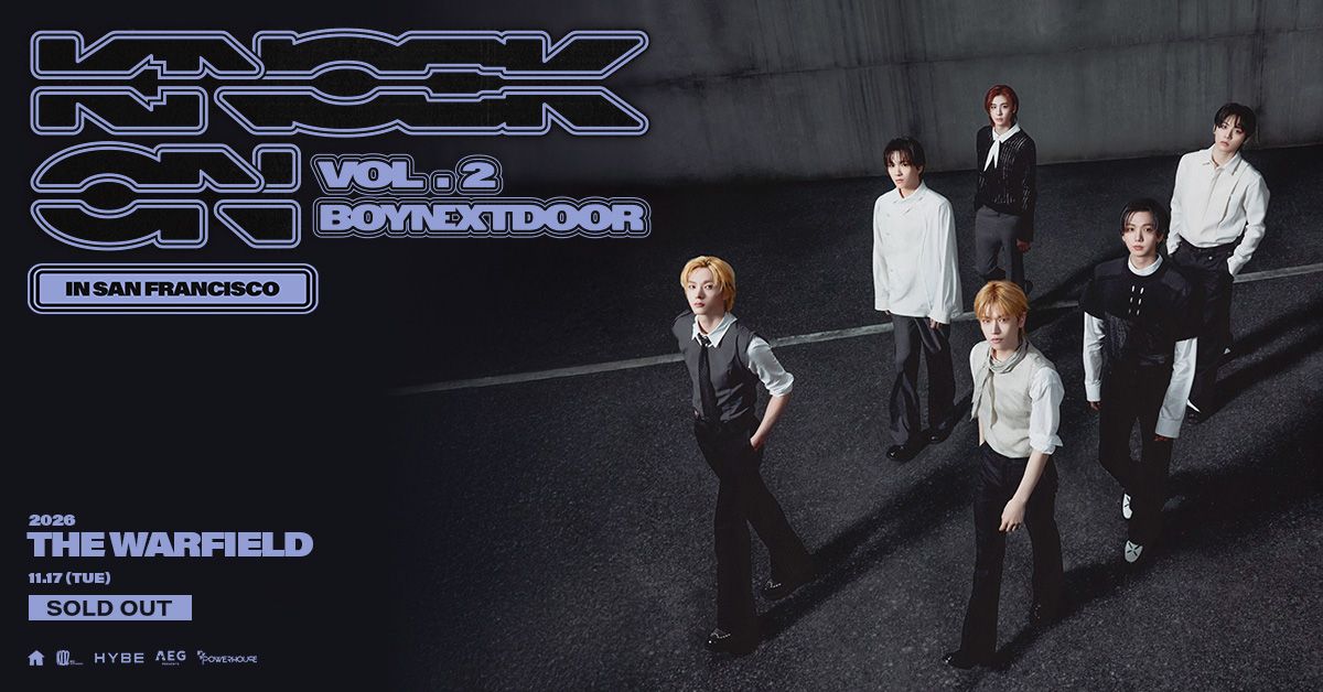 BOYNEXTDOOR - San Francisco - The Warfield - 2026年11月17日(火) 19