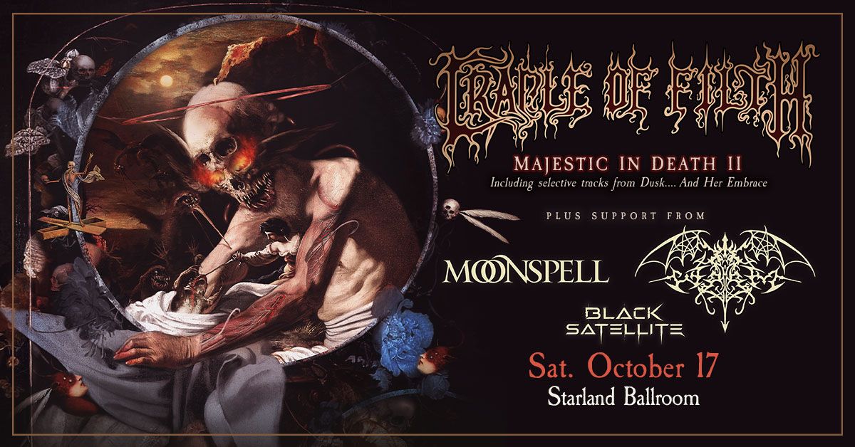 Artist Presale - Cradle of Filth at Starland Ballroom, Sayreville