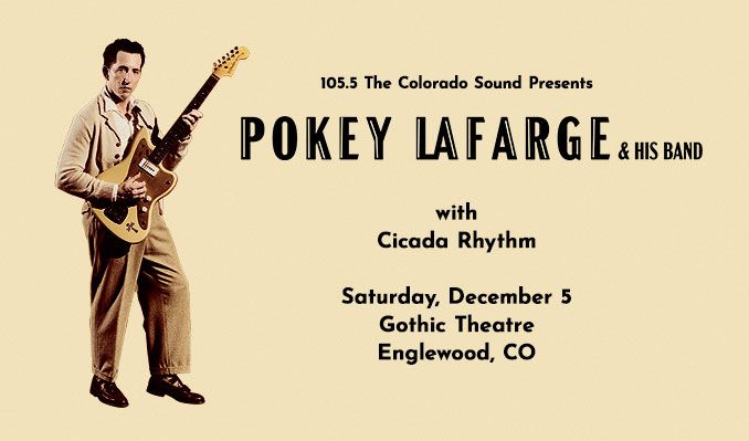 Pokey LaFarge - Englewood - Gothic Theatre - 2026年12月5日(土) 20