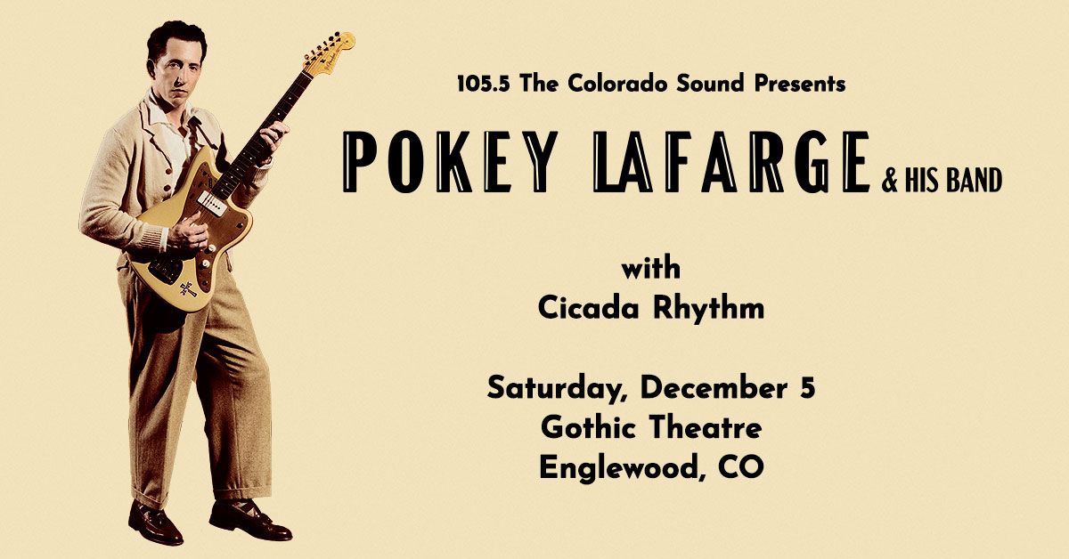 Pokey LaFarge - Englewood - Gothic Theatre - 2026年12月5日(土) 20