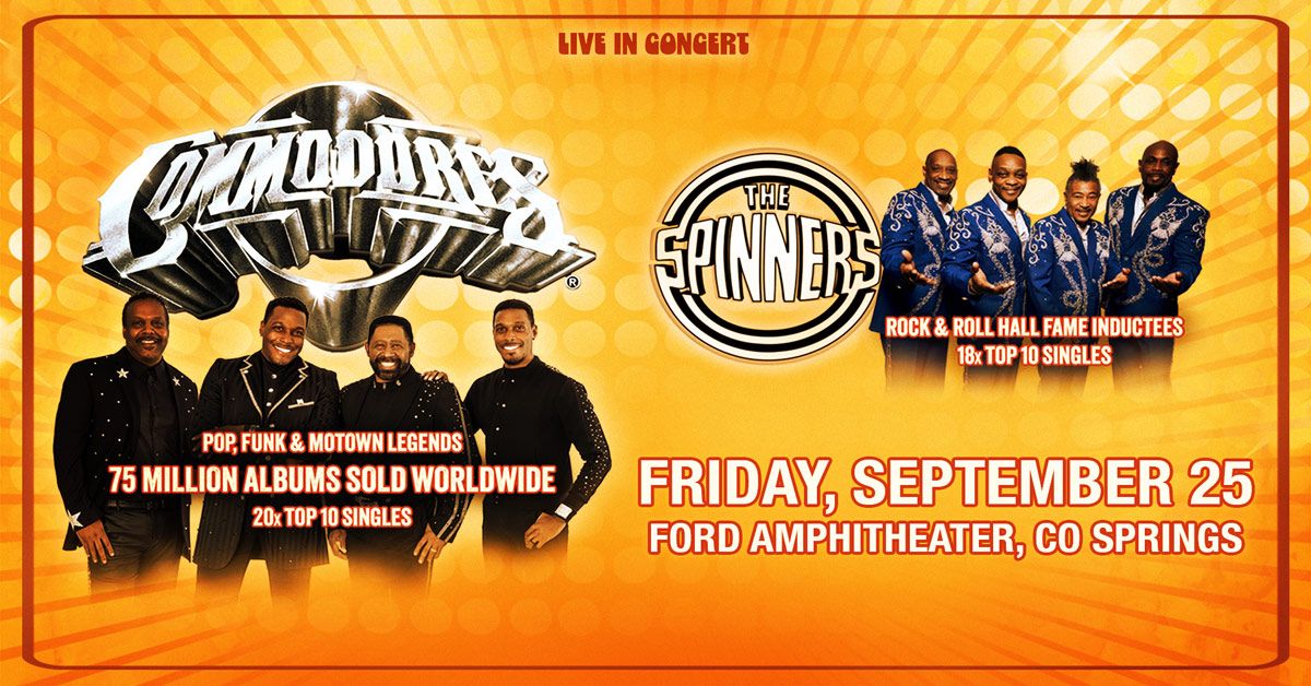 The Commodores & The Spinners - Colorado Springs - Ford