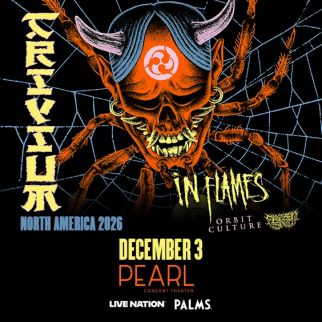 Trivium: CROWN IN THE GRAVE WORLD TOUR - Las Vegas - Pearl Concert