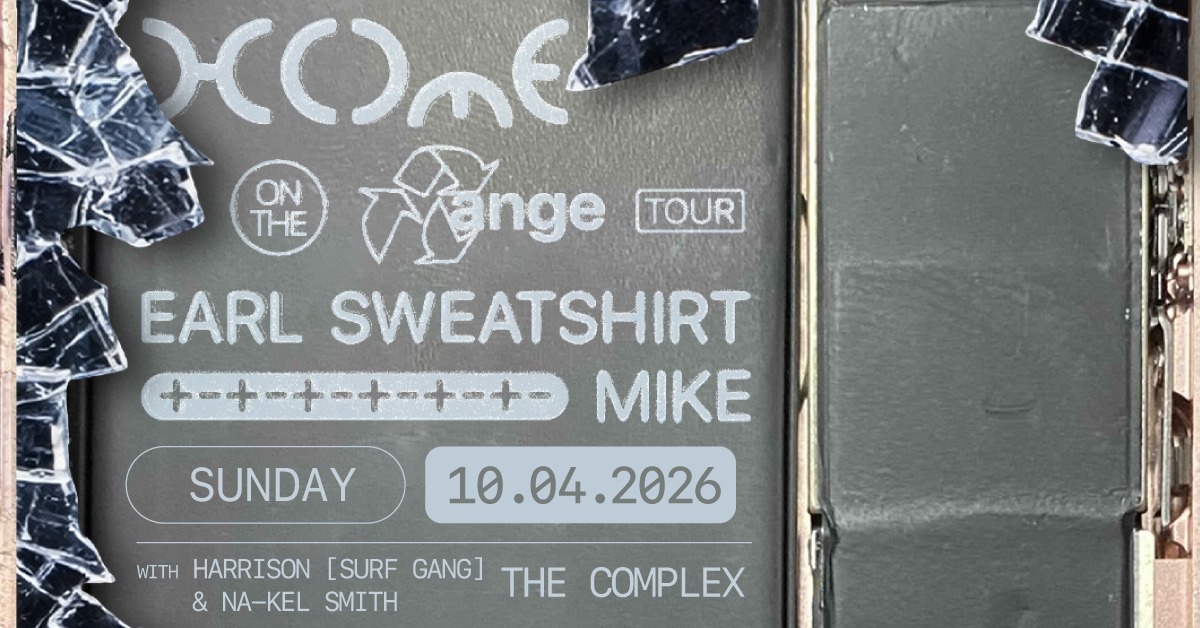 Earl Sweatshirt & MIKE - Salt Lake City - Rockwell at The Complex