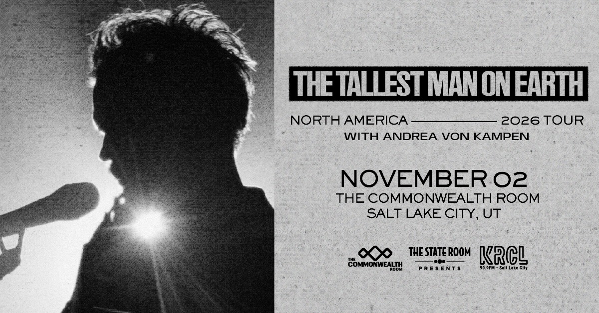 The Tallest Man on Earth - South Salt Lake - The Commonwealth Room