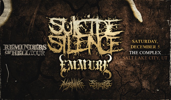 Suicide Silence: REMINDERS OF HELL TOUR