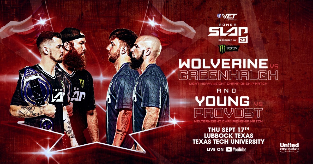 Power Slap 23 - Lubbock - United Supermarkets Arena - Thu, Sep 17