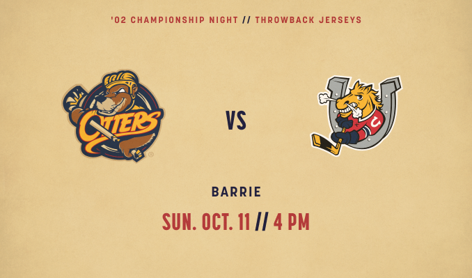 More Info for Erie Otters vs. Barrie Colts
