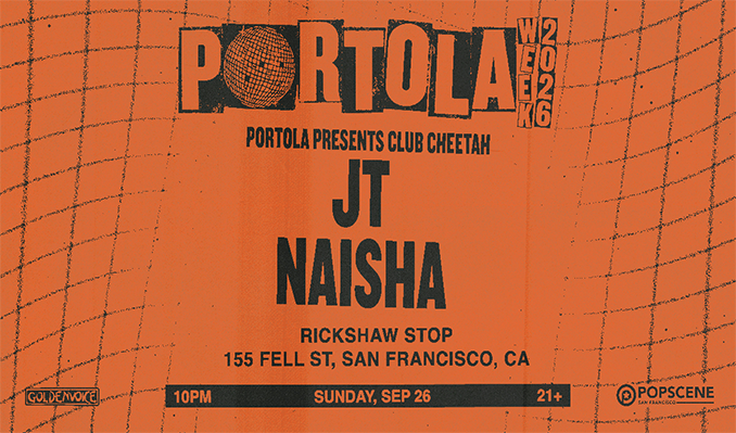 JT - San Francisco - Rickshaw Stop - Sun, Sep 27, 2026, 10:00 PM