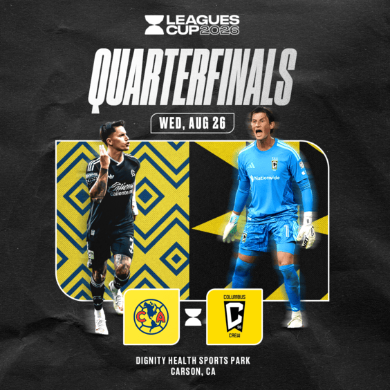 Event Leagues Cup Quarterfinals: Club America vs. Columbus Crew Main Image Event Leagues Cup Quarterfinals: Club America vs. Columbus Crew Main Image