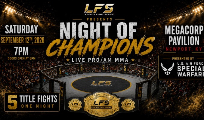 NIGHT OF CHAMPIONS - Newport - MegaCorp Pavilion - 2026年9月12日