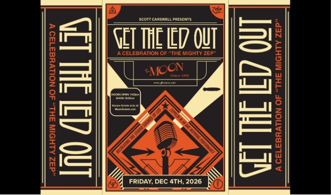 GET THE LED OUT - Tallahassee - The Moon - 2026年12月4日(金) 20:00