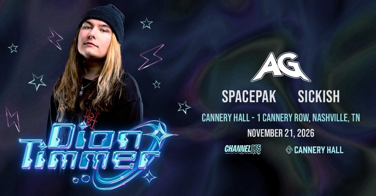 Dion Timmer - Nashville - Cannery Hall - The Mil - Sat, Nov 21