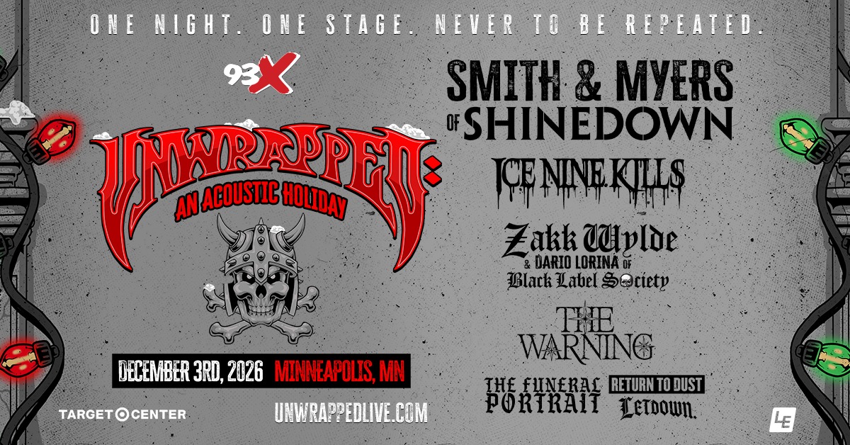 93X Presents - Unwrapped: An Acoustic Holiday - Minneapolis