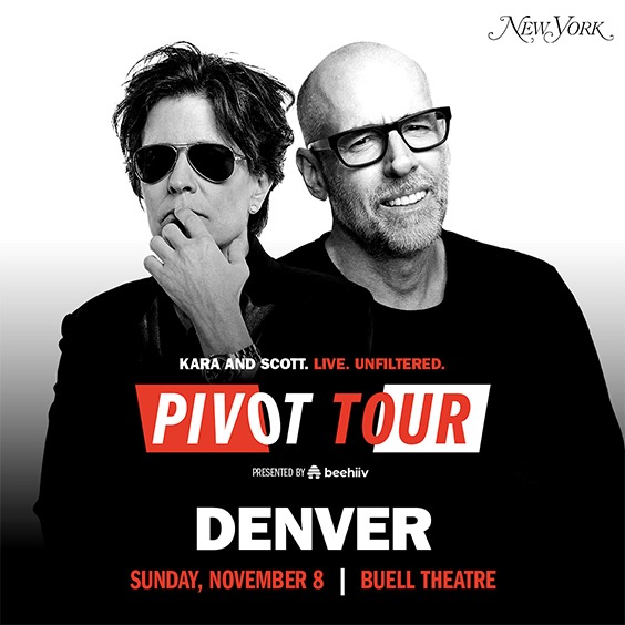 More Info for Pivot with Kara Swisher and Scott Galloway presented by beehiiv