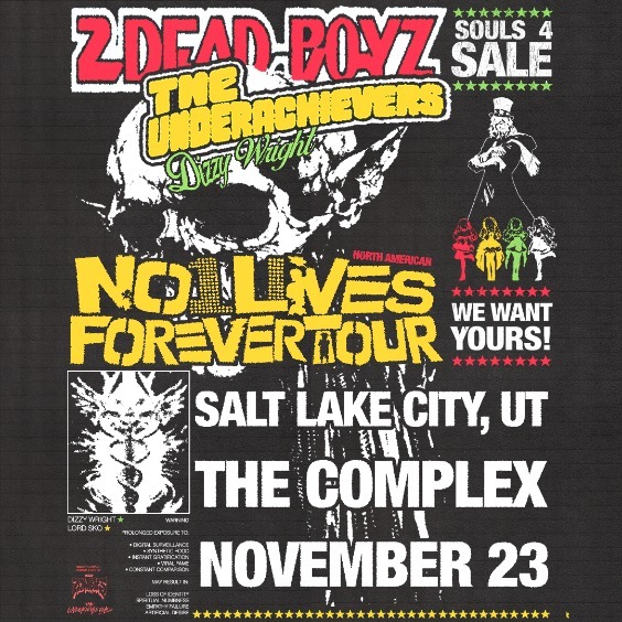 2DEAD BOYZ x The Underachievers - Salt Lake City - The Grand at